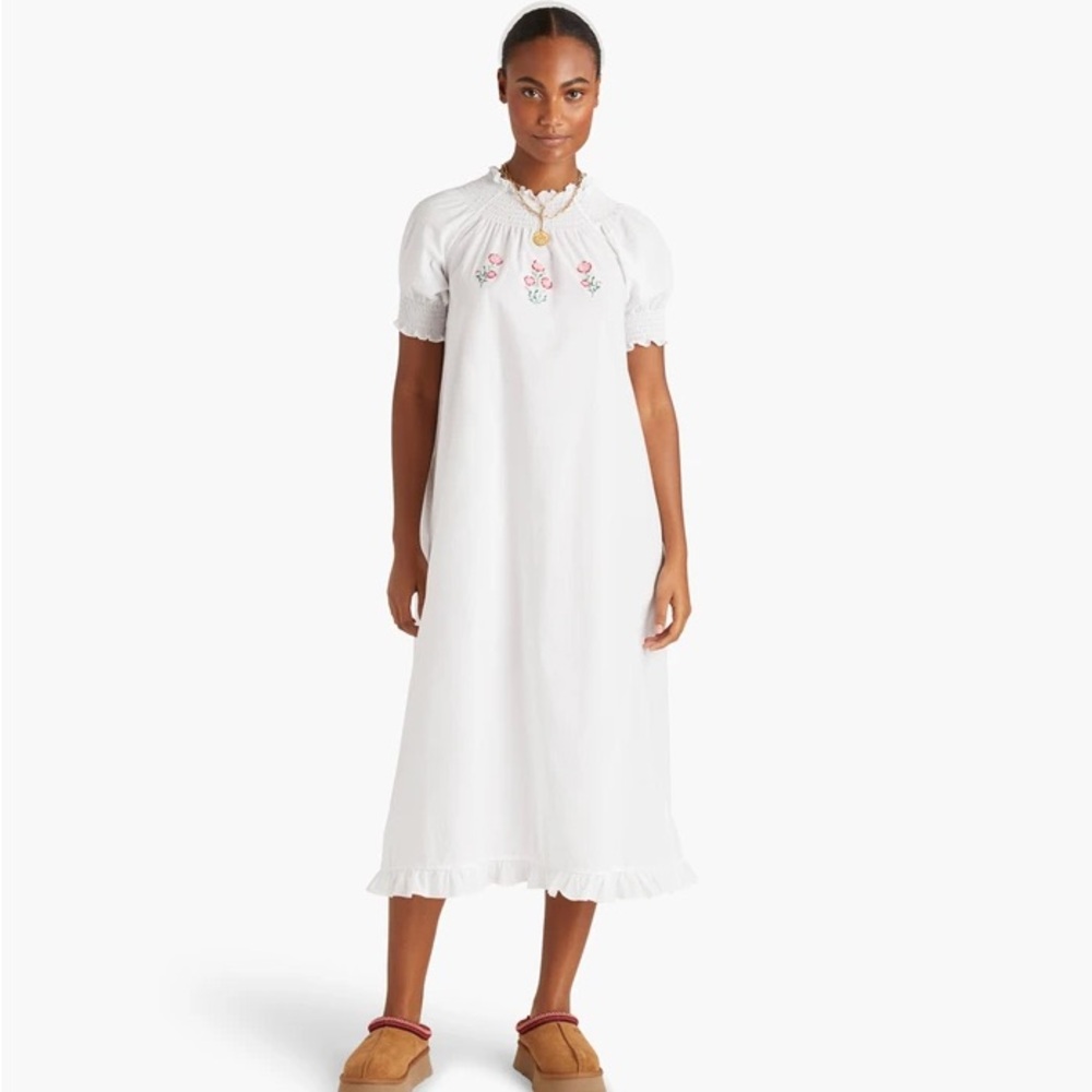 NWT Hill House Caroline Embroidered Nap Dress